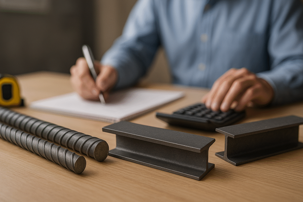 چطور وزن تیرآهن و میلگرد را محاسبه کنیم؟